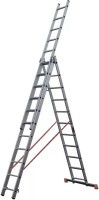 Лестница алюминиевая 3-х секционная 275/709/290см 3х11 ступеней, 16,6кг PRO STARTUL (ST9942-11)