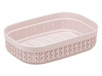 Мыльница IDEA Вязание, чайная роза Мыльница IDEA Вязание, чайная роза