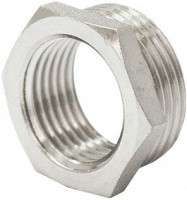 Футорка (переход-футорка) 2" x 1" никелированная