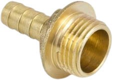 Переходник латунный для шланга Дн30х1" НР неразъемный Aquasfera 9102-11