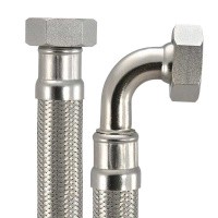 Подводка для насоса ГхШ с угл.отводом 80см.