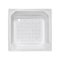 Поддон душевой чугунный эмалированный 0,8х0,8х0,167м РФ