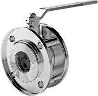 Кран стальной шаровый межфланцевый DN 32 Ру16 полнопроходной LD 032.016.02.Zn