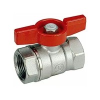 Кран латунный шаровый Ду-20 Г-Г (R251X004) бабочка