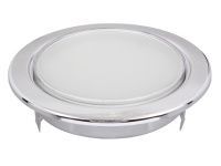 Светильник светодиодный встраиваемый 40 Вт PGX70 IP20 230В JAZZWAY глянцевый хром