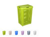 Корзина для белья с крышкой 50 л DRINA цвета в ассортименте