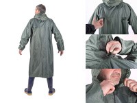 Плащ-дождевик ПВХ Тайфун р. 60-62 рост 182-188 зеленый (зеленый)