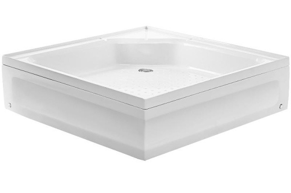 Поддон душевой акриловый квадратный WEMOR 90/24 S 900*900*240 мм