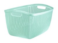 Корзина для хранения вещей Вязание 26 л IDEA фисташковая