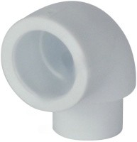 Угольник PP-R белый Дн20х90гр вн/нр пайка VALFEX 10110020