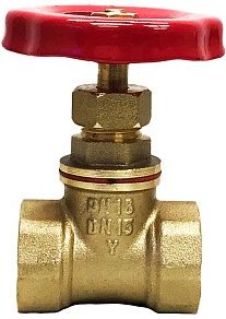 Клапан запорный (вентиль) 15Б1п 15 Ci красный