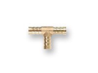 Соединение елочка 10 мм Т-образное (латунь) ECO