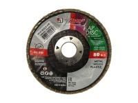 Круг лепестковый 125х22мм А80 конич. КЛТ6 Economy (Луга) (Увеличенный угол наклона опорной тарелки) 