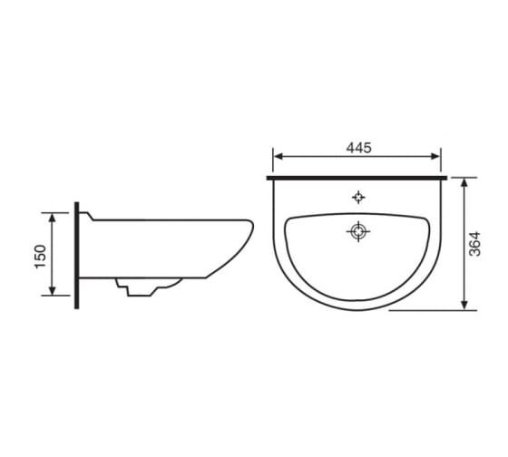 Умывальник 1-отв. РОДНИЧОК 46 (ВОРОТЫНСК) Умывальник 1-отв. РОДНИЧОК 46 (ВОРОТЫНСК)