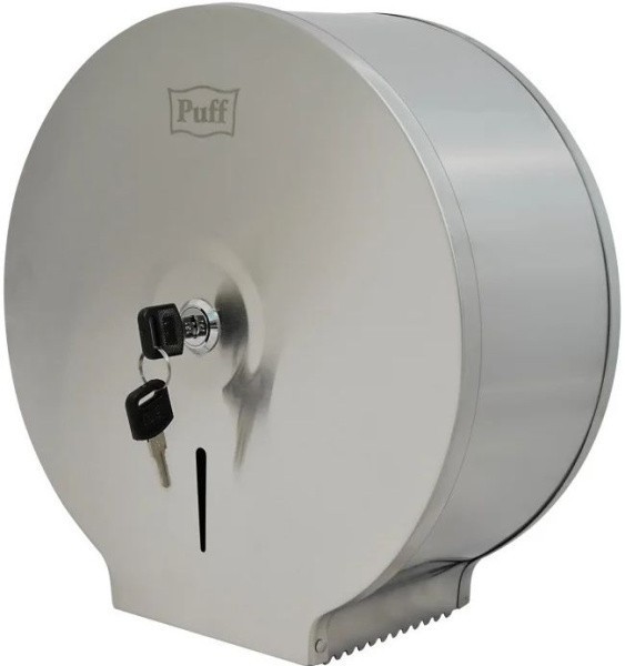 Диспенсер для туалетной бумаги Puff-7615 антивандальный с ключом
