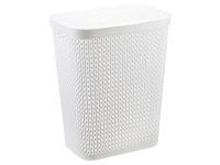 Корзина для белья Пирула 35л IDEA белая