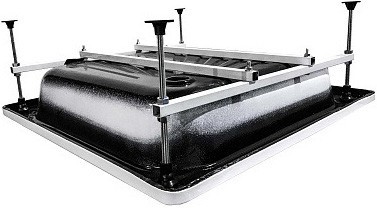 Подставка для душевого поддона 70*70 регулируемая с гайкой