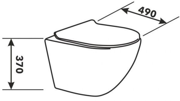 Унитаз подвесной AV Engineering COMFORT (AVWHR203)