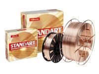 Проволока сварочная омедненная СВ-08Г2С ф1,2мм (катушка 5 кг) (ПАО Плазматек) (пластиковая катушка D