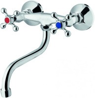 Смеситель для кухни настенный двухрукояточный 177мм ZOLLEN DORTMUND (DO11420341)