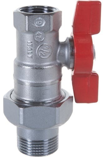 Кран латунный шаровый американка Ду-15 Г-Ш ру 42 Giacomini R259X003 бабочка